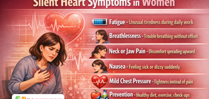 Women & Heart Disease – Know the Silent Symptoms